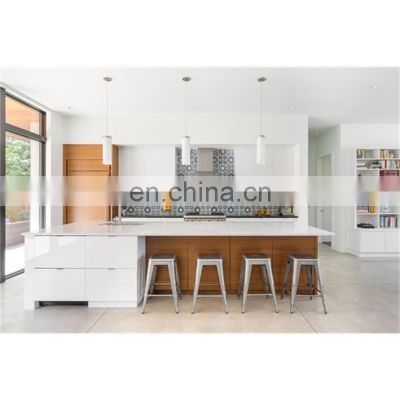 Australia style modern high end white gloss 2 pac kitchen cabinets for sale