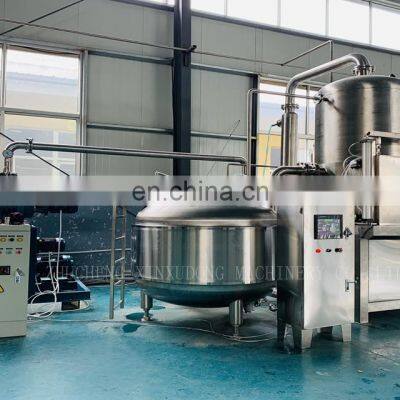 200kg Fruits Vegetable Chips Vacuum Frying Machine XD-VF-1400 300KG/H 45-180 Silver Electric,steam Ect 4800*3400*3500mm Cm