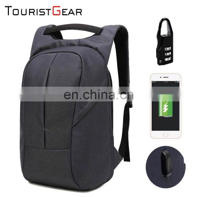 High quality multifunction anti-theft waterproof backpack school bag for teenagers with use charging
