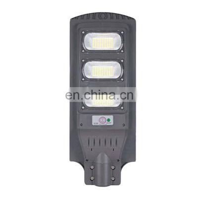 Integrated Road Lamp ABS 30W 40W 50W 60W Outdoor All In One LED Solar Street Light Fixtures