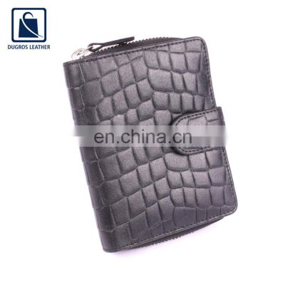 Stylish Fashion Attractive Design Nickle Fitting Unique Pattern Luxury Genuine Leather Women Wallet from India
