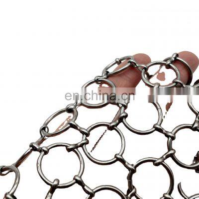 Aluminum Metal Ring Mesh For Decorative Curtain