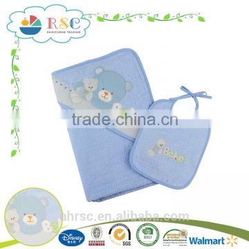 Highest Quality Animal Design Baby Embroidery Hooded Towels