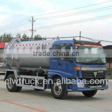Factory Price Foton 4x2 8 cbm sewage tank truck in Kenya