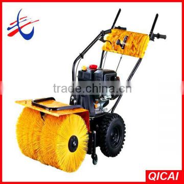electric start gas powered snow sweeper