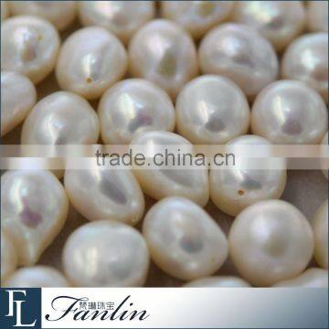 12 - 13mm large irregular baroque loose freshwater pearl beads