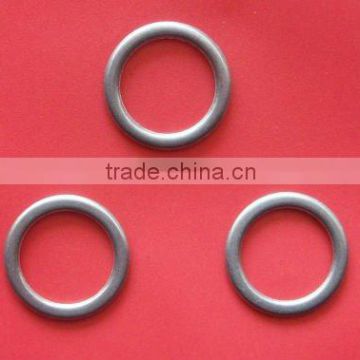 Zinc alloy flat ring for swimwear