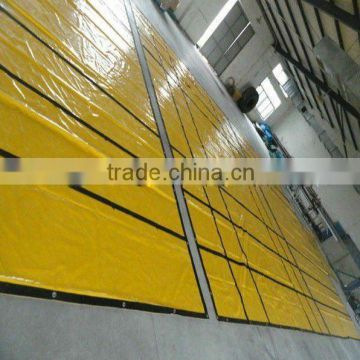 220gsm 1100d yellow laminate sheet reinforced tarpaulin&waterproof woven fabric tarpaulin