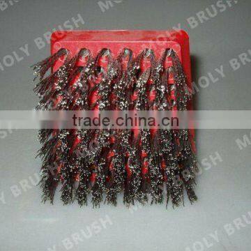 Frankfurt steel wire stapled set flat brush