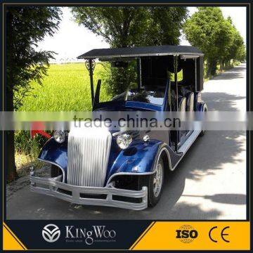 Sapphire blue car golf cart