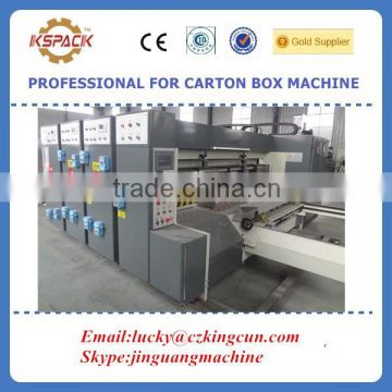 carton box machine price / automatic Corrugated paperboard prinitng slotter diecutter machine