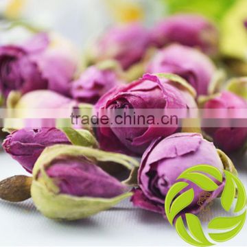 Organic france dried flower tea for women anti-aging smooth skin fragrance dried flowers tea pink rose buds tea rosa herbal tea