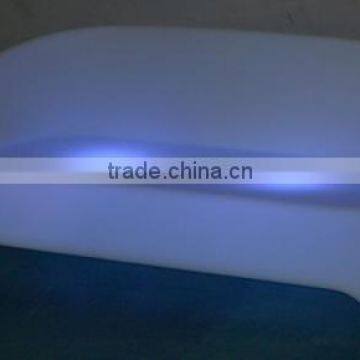 Hight quality led sofa LED modern sale cheap plastic sofa/plastic lighting led sofa