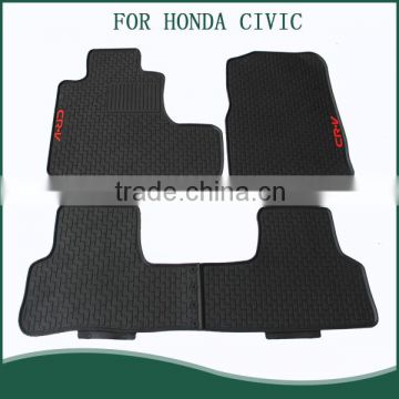 Best Price For Fitted 4pcs HONDA CRV Rubber Car Mats/Car Floor Mats