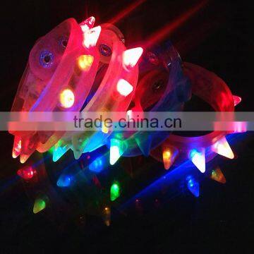 led custom colorful plastic bracelet