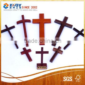 Wholesale Jesus plain wooden cross for home decor