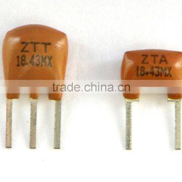 3 Pin Ceramic Resonator with Built-in Capacitor