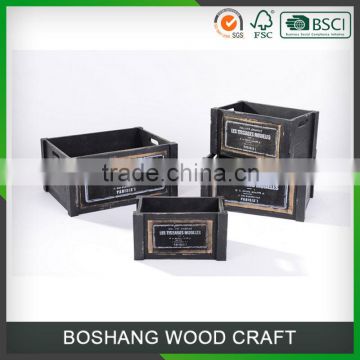 Custom Packaging Storage Wooden Box