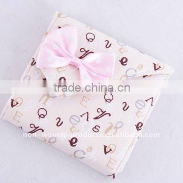 Sanitary Napkin Pouch (Cotton cosmetic bag,cosmetic case)