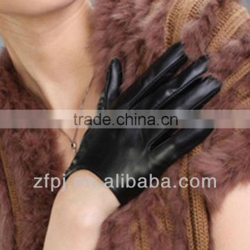 lady short dancing sheepskin leather glove
