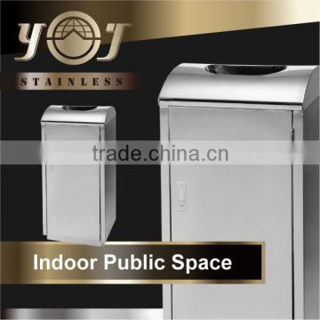 High Quality Stainless Square Dustbin Design Public Dustbin