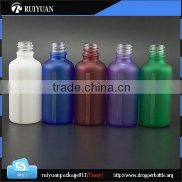 Taobao best seller empty colored 50ml glass dropper bottle