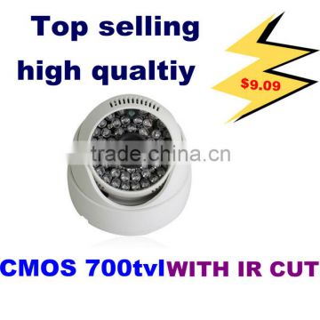RY-8003A 1/4" Color CMOS 700tvl 48IR CCTV Indoor Security Dome Camera