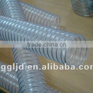 Transparent PVC steel duct
