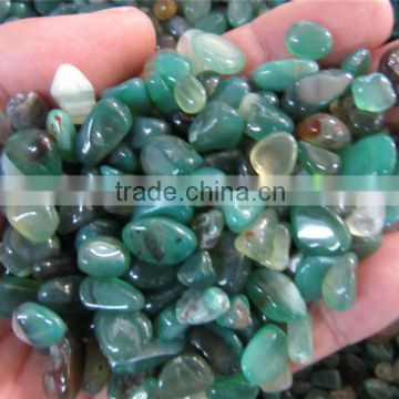green agate gravel/Natural Green Agate Gravel, Natural Crystal Gravel