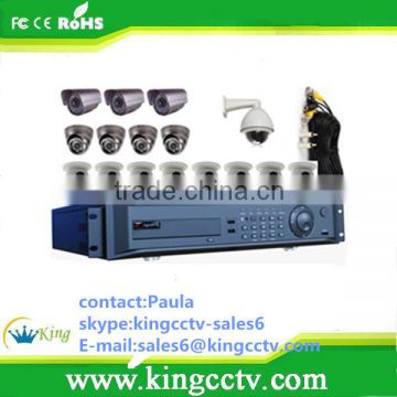 16ch 16Cam 960H CCTV DVR System cctv kit HK-S8216F-kit