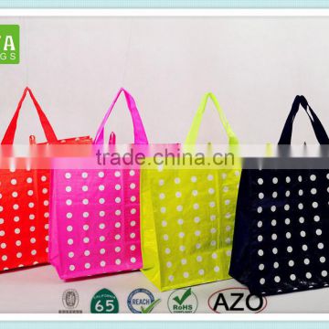 2015 colorful non woven fabric bag have customed printing use in Europe