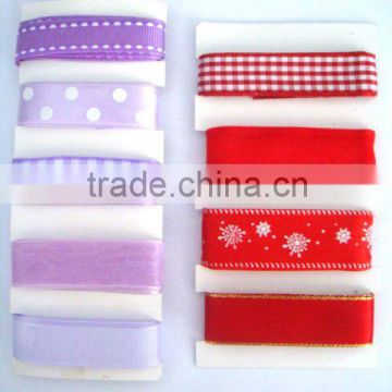 Small packing ribbon in card