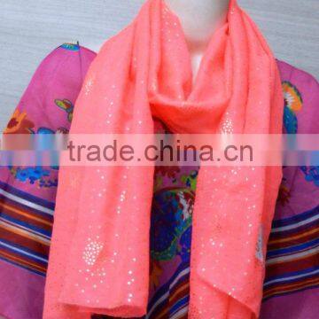 Fashionable/ Neon Polyester Fluorescent scarf/scarves