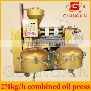 Hot sales !!! soybean oil press machine with oil filter