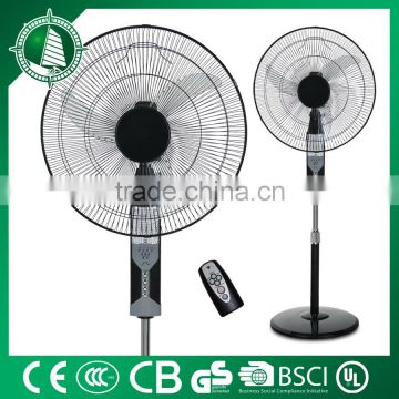 2016 hot selling noiseless stand fan price adjustable fan, DC 48v fan