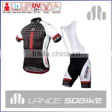 2015 high quality Lance special biking cycling bib shorts cycling jersey sets