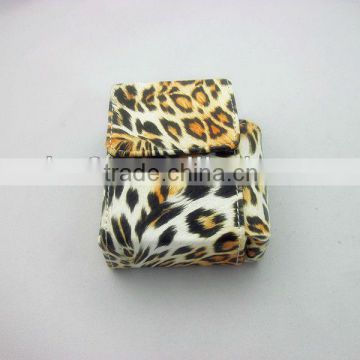 tiger design print pu leather cigarette case cigarette holder leather pouch for cigarette pack