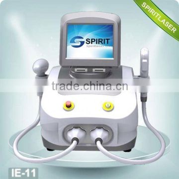 Powerful 10.4 Inch 2 in 1 IPL ND YAG Laser CPC Connector ipl epilation in ipl machine Movable Screen