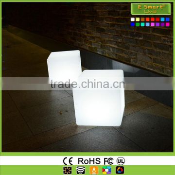outdoor led cube chair light