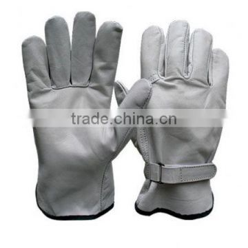 Patch palm driving gloves