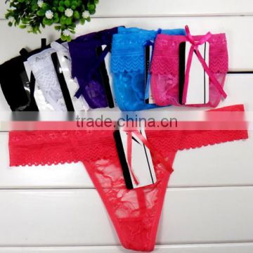 Lace & Cotton sexy girls wearing thongs sexy transparent thong panties