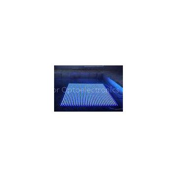Waterproof Blue Color PH20mm 640mm * 640mm  color Rental Curtain LED Screen Display