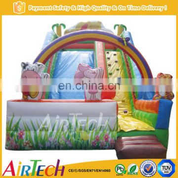 commercial customized inflatable arch slide for sale