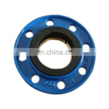 Ductile cast iron quick flange adaptor for pe pipe fitting