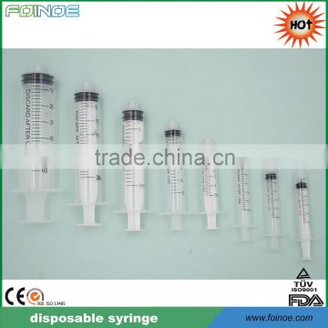 5cc medical luer slip disposable syringe with needle