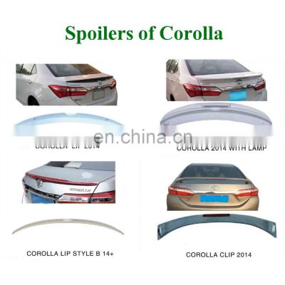 New ABS Auto Spoilers For Toyota Corolla 2014