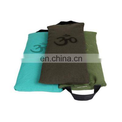 Custom color option or Outer cover is made of cotton twill Yoga Sand Bag