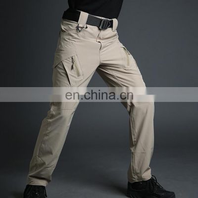 wholesales custom outdoor Plus Size tactical lightweight nylon cargo pants trousers