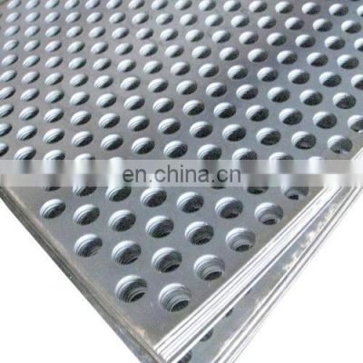 2mm 4x8 round square rectangle hole size customized Perforated Stainless Steel 304 Plate