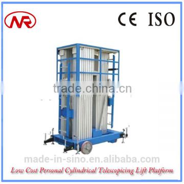 Low Cost Personal Cylindrical Telescopicing Lift Platform